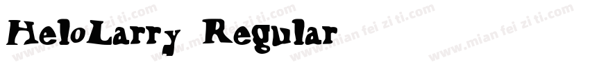 HeloLarry Regular字体转换